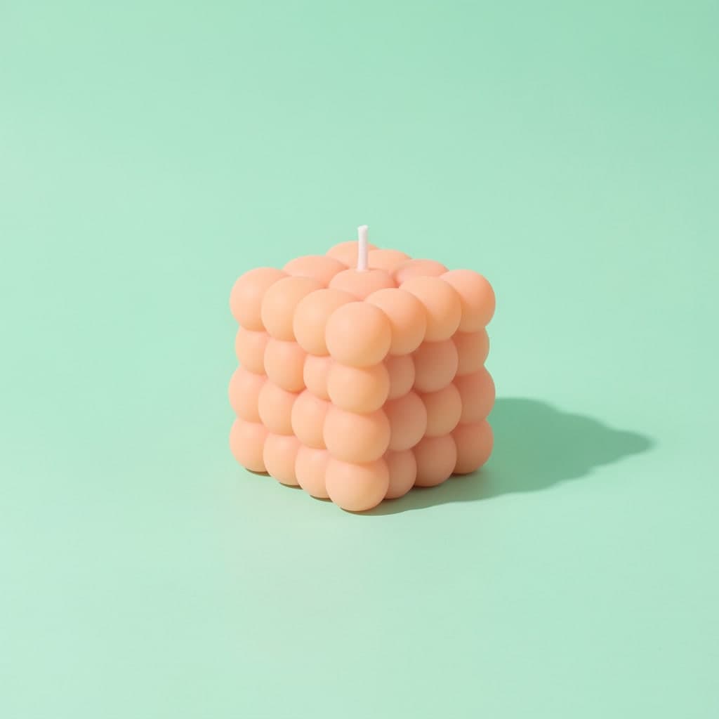 Bubble Cube Candle