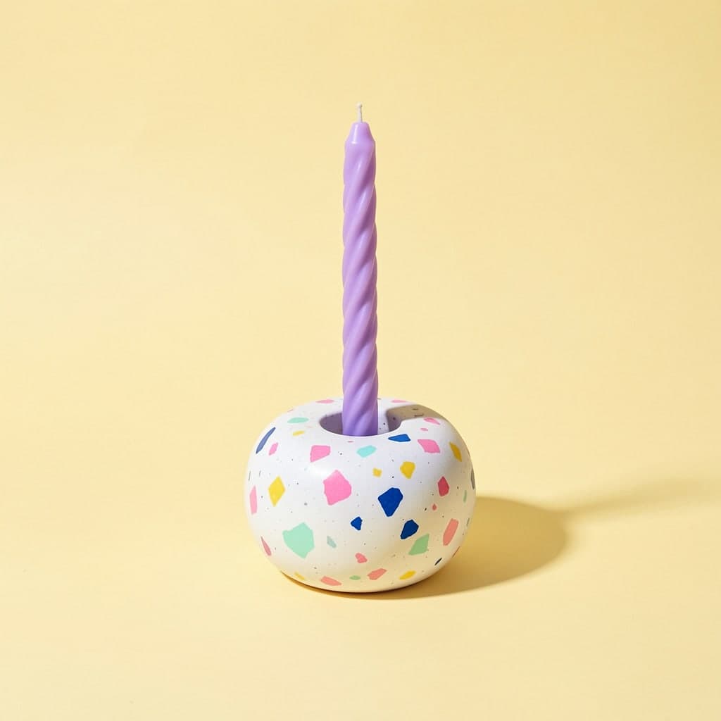 Confetti Candle Holder
